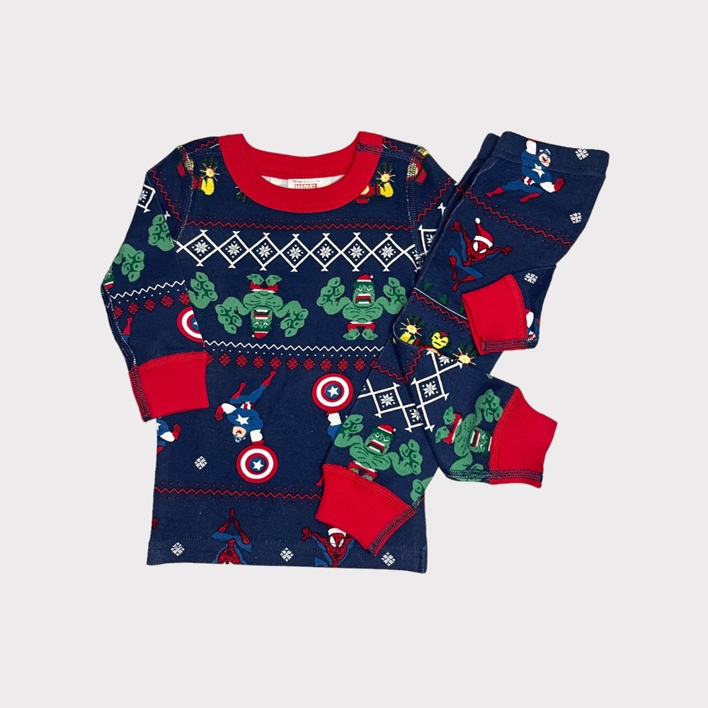 Hanna Andersson x Marvel Holiday Organic Pajama Set